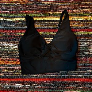 Black swim top